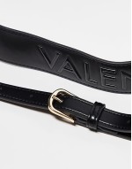 Valentino sylvia small flap crossbody bag in black
